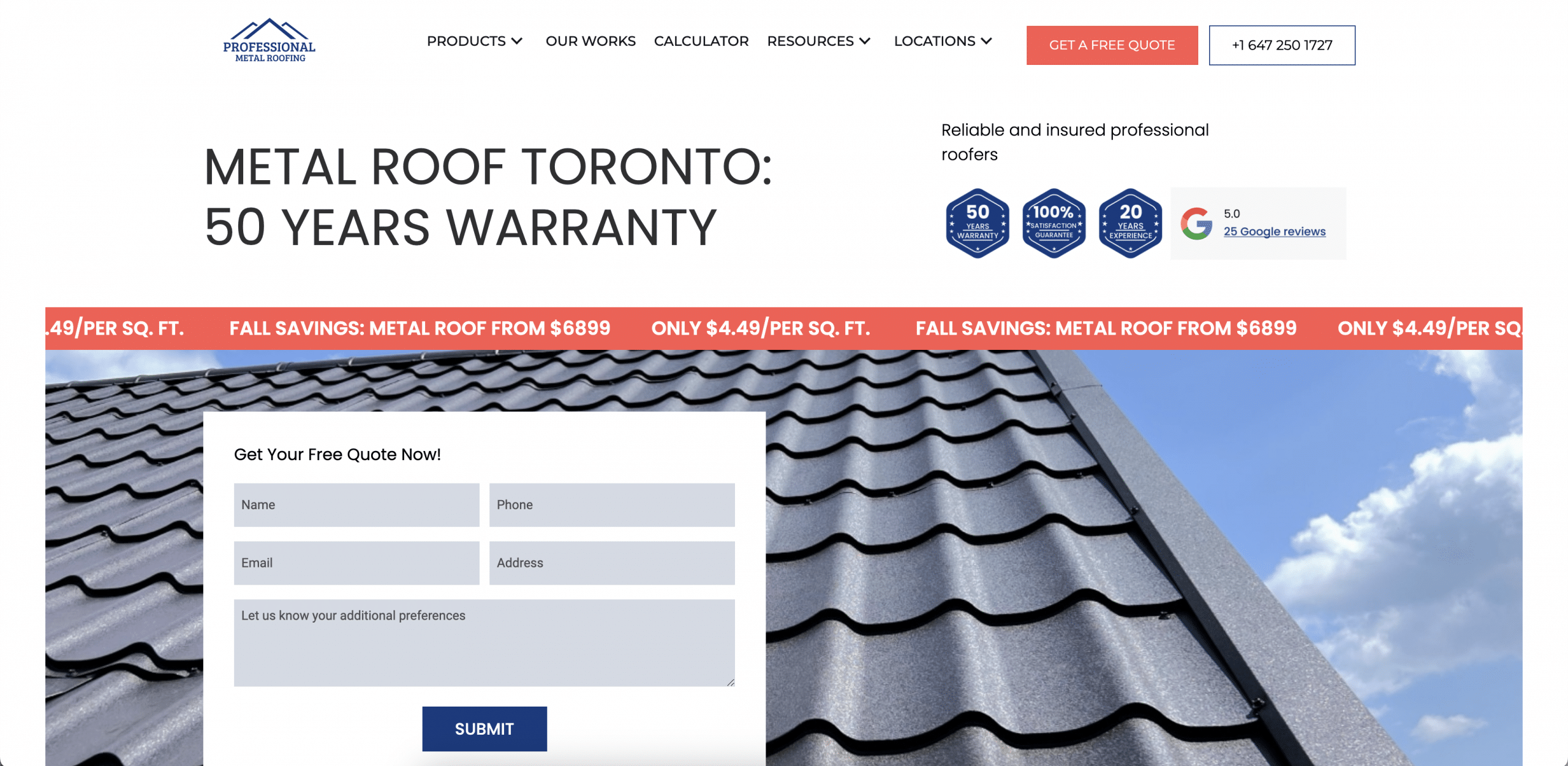 metal roofing companies Ontario - professional metal roofing